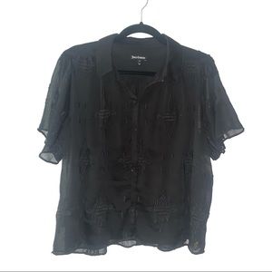 Juicy Couture Embroidered blouse